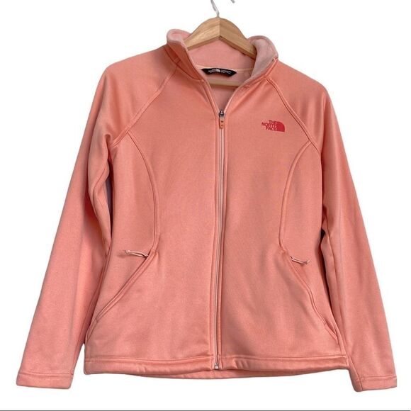 Women's The North Face Agave Full Zip Tropical Peach Heather Size Medium - Picture 1 of 6